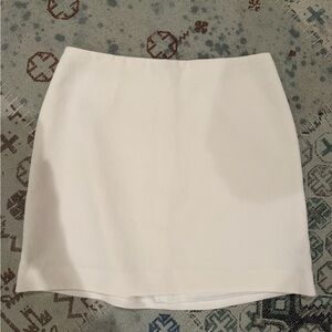 Wilfred Classic White Mini Skirt